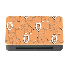 Lion Pattern Wallpaper Vector Memory Card Reader With Cf by Nexatart