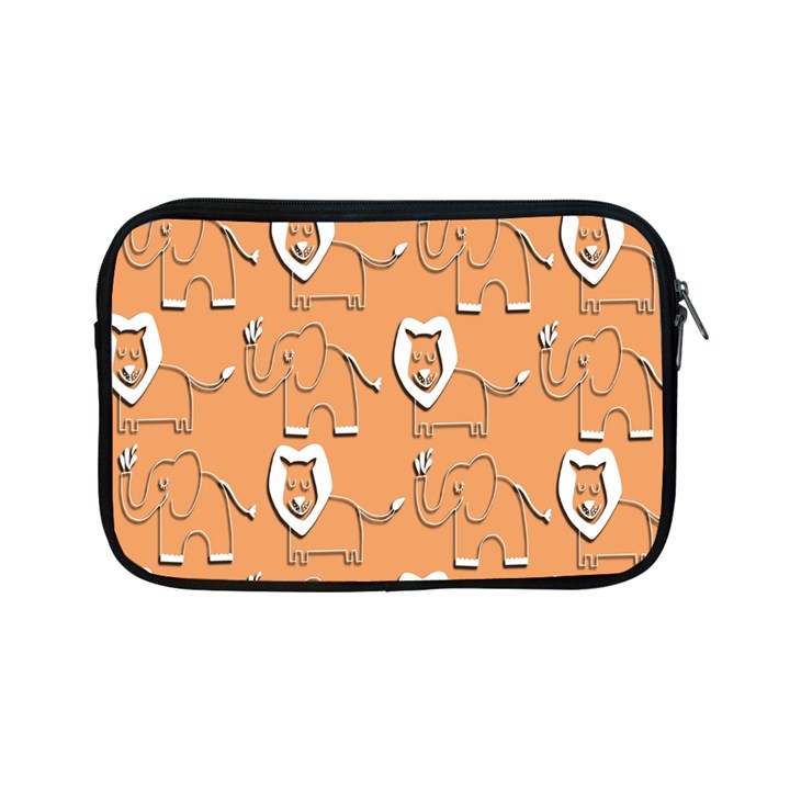 Lion Pattern Wallpaper Vector Apple iPad Mini Zipper Cases