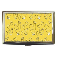 Chicken Chick Pattern Wallpaper Cigarette Money Cases by Nexatart