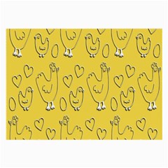 Chicken Chick Pattern Wallpaper Large Glasses Cloth by Nexatart