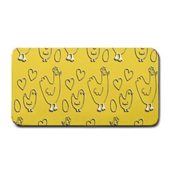 Chicken Chick Pattern Wallpaper Medium Bar Mats by Nexatart