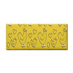 Chicken Chick Pattern Wallpaper Cosmetic Storage Cases by Nexatart