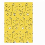 Chicken Chick Pattern Wallpaper Large Garden Flag (Two Sides) Front