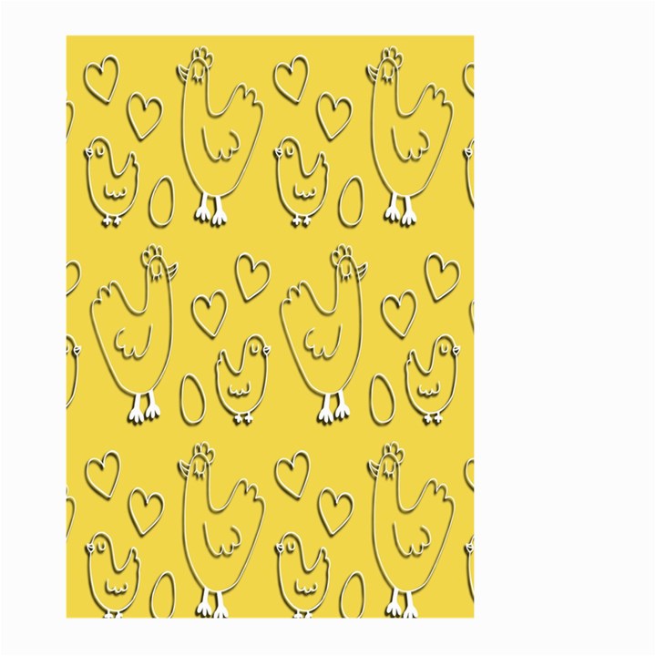 Chicken Chick Pattern Wallpaper Large Garden Flag (Two Sides)