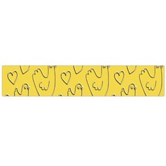 Chicken Chick Pattern Wallpaper Flano Scarf (large) by Nexatart