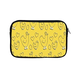 Chicken Chick Pattern Wallpaper Apple Macbook Pro 13  Zipper Case by Nexatart