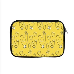 Chicken Chick Pattern Wallpaper Apple Macbook Pro 15  Zipper Case by Nexatart