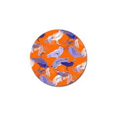 Seagull Gulls Coastal Bird Bird Golf Ball Marker by Nexatart