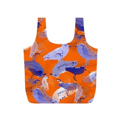 Seagull Gulls Coastal Bird Bird Full Print Recycle Bags (s)  by Nexatart