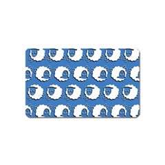 Sheep Pattern Wallpaper Vector Magnet (name Card) by Nexatart