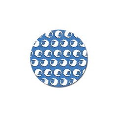 Sheep Pattern Wallpaper Vector Golf Ball Marker by Nexatart