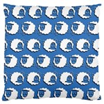 Sheep Pattern Wallpaper Vector Standard Flano Cushion Case (Two Sides) Back