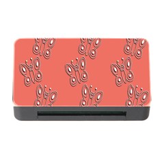 Butterfly Pink Pattern Wallpaper Memory Card Reader With Cf by Nexatart