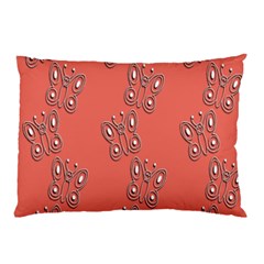 Butterfly Pink Pattern Wallpaper Pillow Case (two Sides) by Nexatart