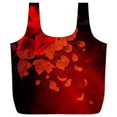 Cherry Blossom, Red Colors Full Print Recycle Bags (l)  by FantasyWorld7