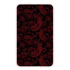 Dark Red Flourish Memory Card Reader by gatterwe