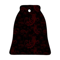 Dark Red Flourish Ornament (bell) by gatterwe