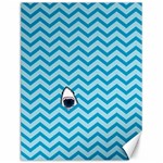 Chevron Shark Pattern Canvas 12  x 16   11.86 x15.41  Canvas - 1