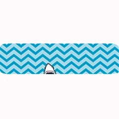 Chevron Shark Pattern Large Bar Mats by emilyzragz