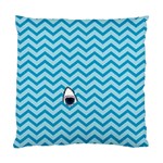 Chevron Shark Pattern Standard Cushion Case (One Side) Front