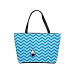 Chevron Shark Pattern Shoulder Handbags Front