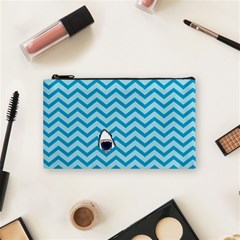 Chevron Shark Pattern Cosmetic Bag (small) 