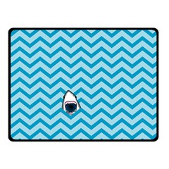 Chevron Shark Pattern Fleece Blanket (small)