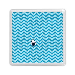 Chevron Shark Pattern Memory Card Reader (square) 