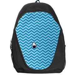 Chevron Shark Pattern Backpack Bag