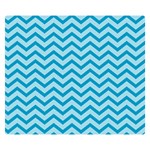 Chevron Shark Pattern Double Sided Flano Blanket (Small)  50 x40  Blanket Back