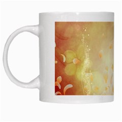 Flower Power, Cherry Blossom White Mugs by FantasyWorld7