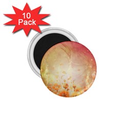 Flower Power, Cherry Blossom 1 75  Magnets (10 Pack)  by FantasyWorld7