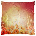 Flower Power, Cherry Blossom Large Cushion Case (Two Sides) Front