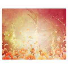 Flower Power, Cherry Blossom Double Sided Flano Blanket (medium)  by FantasyWorld7