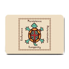 Turtle Animal Spirit Small Doormat  by linceazul