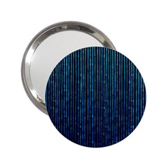 Stylish Abstract Blue Strips 2 25  Handbag Mirrors by gatterwe