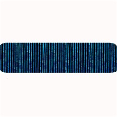 Stylish Abstract Blue Strips Large Bar Mats by gatterwe