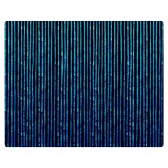 Stylish Abstract Blue Strips Double Sided Flano Blanket (medium)  by gatterwe