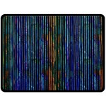 Stylish Colorful Strips Fleece Blanket (Large)  80 x60  Blanket Front