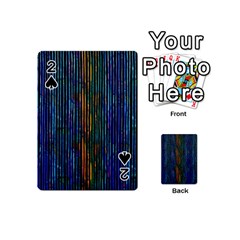 Stylish Colorful Strips Playing Cards 54 (mini)  by gatterwe