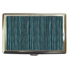 Stylish Frost Blue Strips Cigarette Money Cases by gatterwe