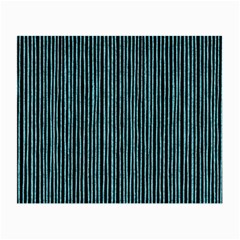 Stylish Frost Blue Strips Small Glasses Cloth by gatterwe