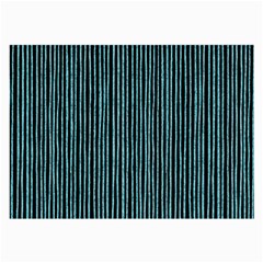 Stylish Frost Blue Strips Large Glasses Cloth by gatterwe