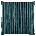 Stylish Frost Blue Strips Standard Flano Cushion Case (One Side) Front