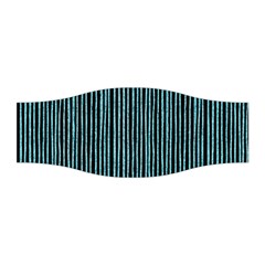 Stylish Frost Blue Strips Stretchable Headband by gatterwe