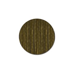 Stylish Golden Strips Golf Ball Marker by gatterwe