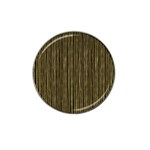 Stylish Golden Strips Hat Clip Ball Marker (10 pack) Front