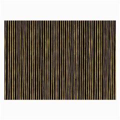 Stylish Golden Strips Large Glasses Cloth (2-side) by gatterwe