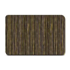 Stylish Golden Strips Small Doormat  by gatterwe