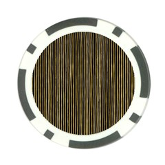 Stylish Golden Strips Poker Chip Card Guard by gatterwe